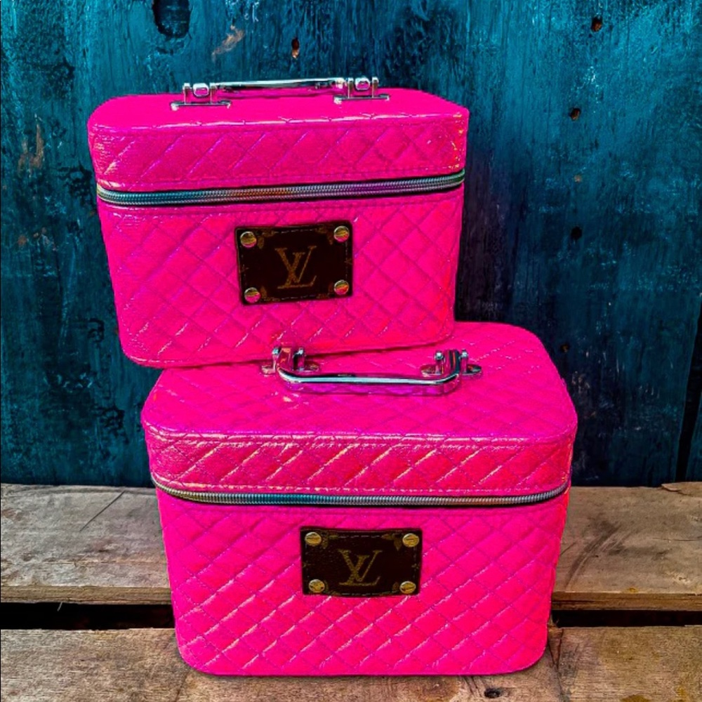 Re-purposed LV Make up Case - Made to Order